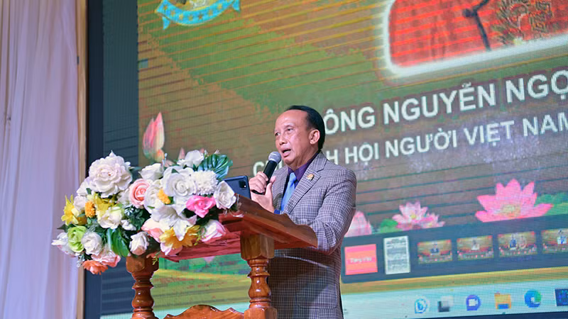 Chủ tịch Hội người Việt Nam toàn Thái Lan Nguyễn Ngọc Thìn.