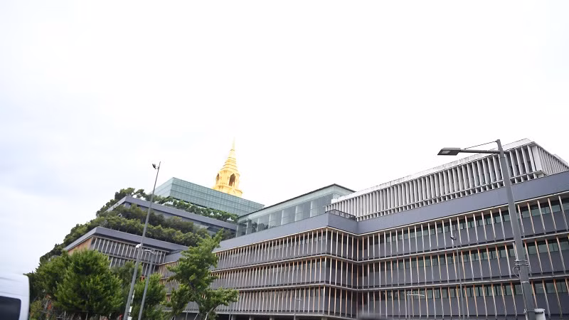 Tòa nhà Quốc hội Thái Lan. (Ảnh: XUÂN SƠN)