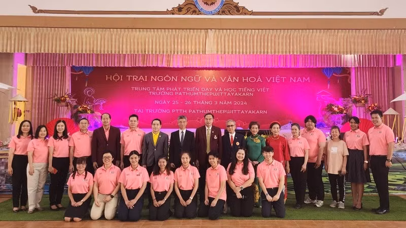 Trại hè ngôn ngữ và văn hóa Việt Nam lần đầu được tổ chức tại vùng Đông Bắc của Thái Lan. (Ảnh: CTV)