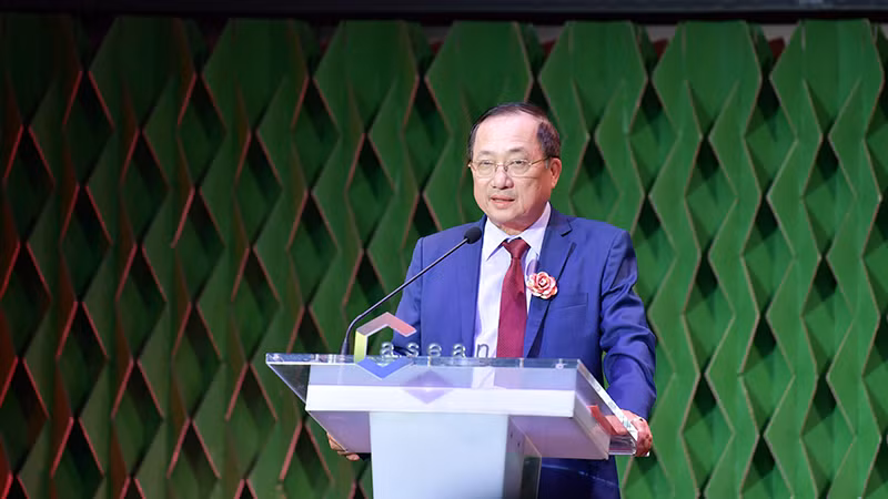 Chủ tịch Hội Hữu nghị Việt Nam-Thái Lan Nguyễn Văn Thành. (Ảnh: ĐINH TRƯỜNG)