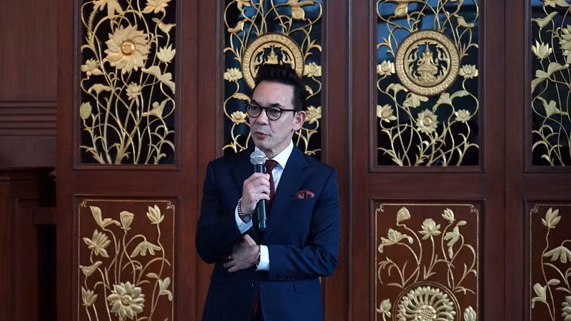 Người phát ngôn Bộ Ngoại giao Thái Lan Nikorndej Balankura. (Ảnh: ĐINH TRƯỜNG)