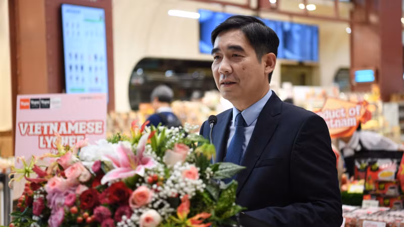 Đại sứ Việt Nam tại Thái Lan Phạm Việt Hùng phát biểu ý kiến tại sự kiện. (Ảnh: XUÂN SƠN)