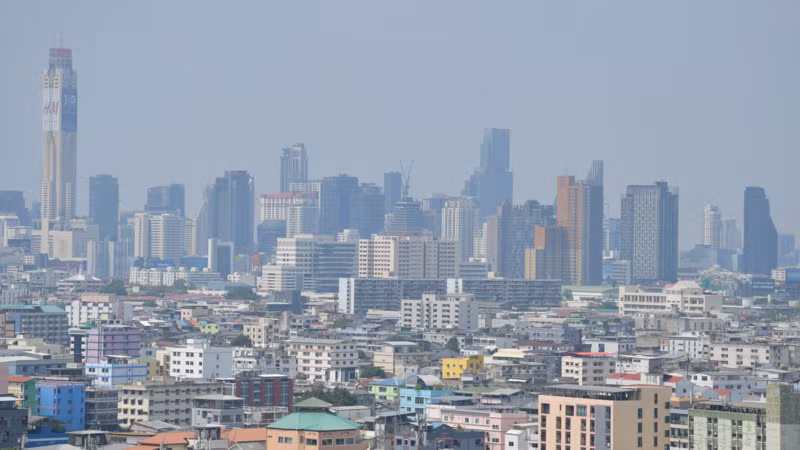 Chất lượng không khí ở thủ đô Bangkok đã được cải thiện trong những ngày gần đây. (Ảnh: ĐINH TRƯỜNG)