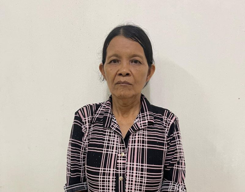 Đối tượng Hà Thị Kim Thoa đã bị bắt giữ sau thời gian dài lẩn trốn.