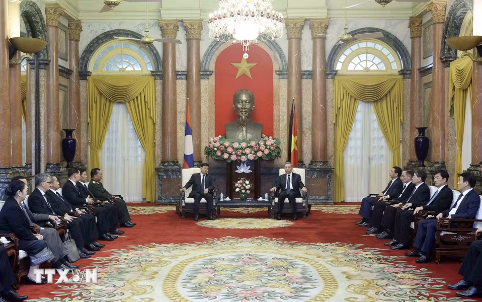 Quang cảnh buổi tiếp.