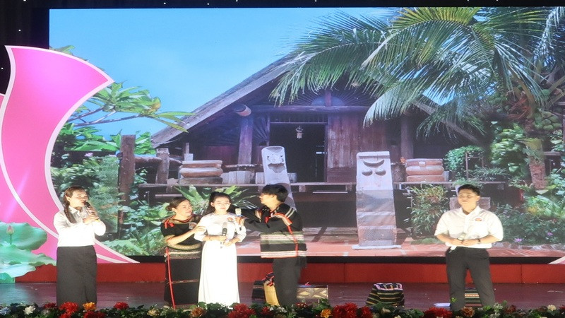 Phần thi tiểu phẩm của đội Đắk Lắk. 