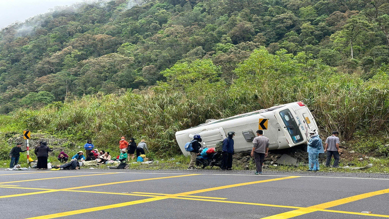 Hiện trường vụ tai nạn. (Ảnh: CTV) 