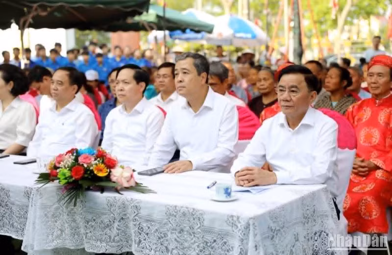 Các đại biểu tham dự Ngày hội Đại đoàn kết dân tộc.