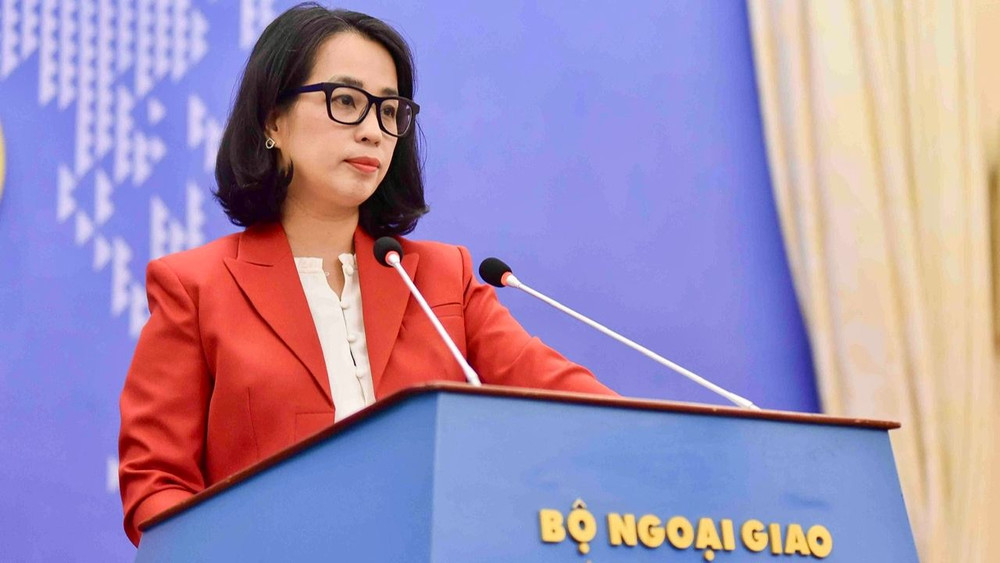 Người Phát ngôn Bộ Ngoại giao Việt Nam Phạm Thu Hằng.