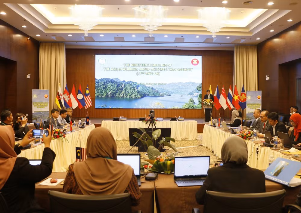 Toàn cảnh "Hội nghị Tổ công tác ASEAN về quản lý rừng (ASEAN Working Group on Forest Management viết tắt là AWG-FM) lần thứ 19".