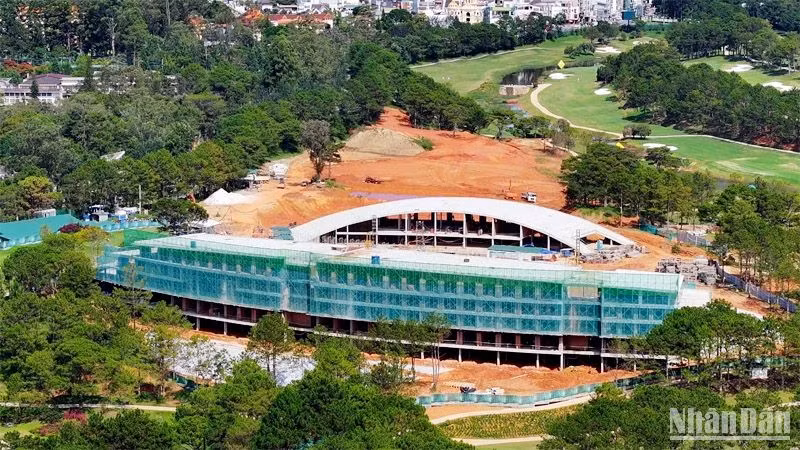 Công trình sai phạm nằm ở khu vực trung tâm thành phố Đà Lạt, tỉnh Lâm Đồng.