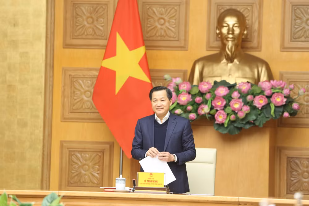 Phó Thủ tướng Lê Minh Khái. (Ảnh: VGP)