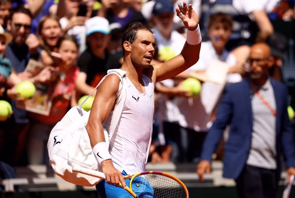 Nadal tham dự Roland Garros 2024. (Ảnh: AP)