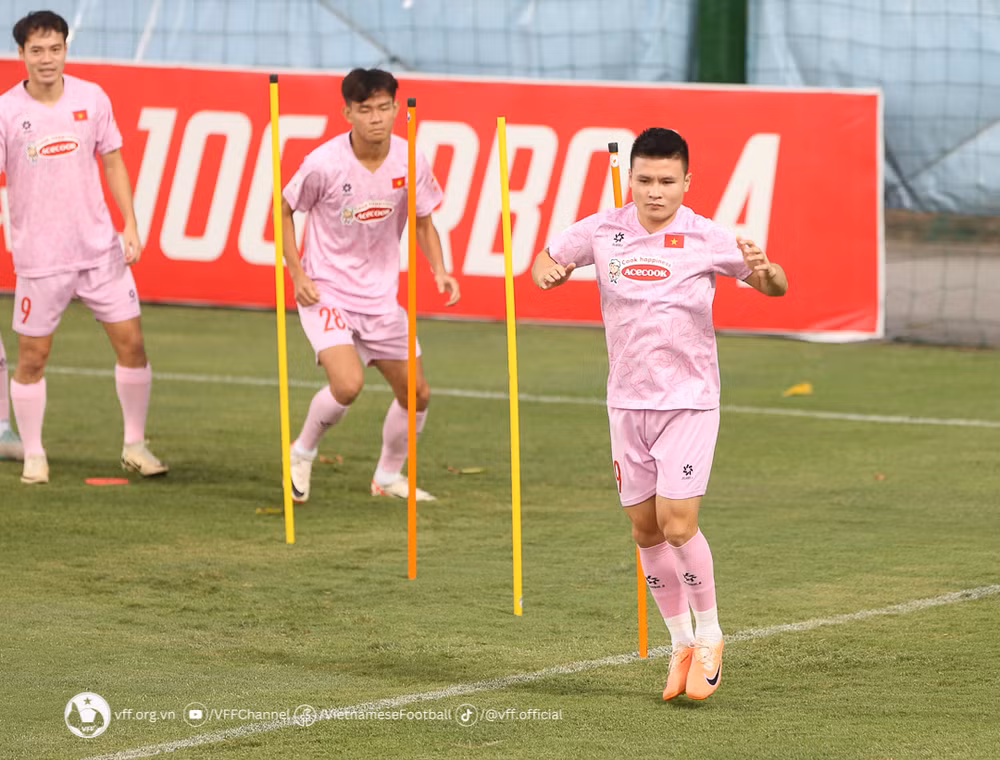 Đội tuyển Việt Nam tự tin trước cuộc chạm trán Philippines. (Ảnh: VFF)