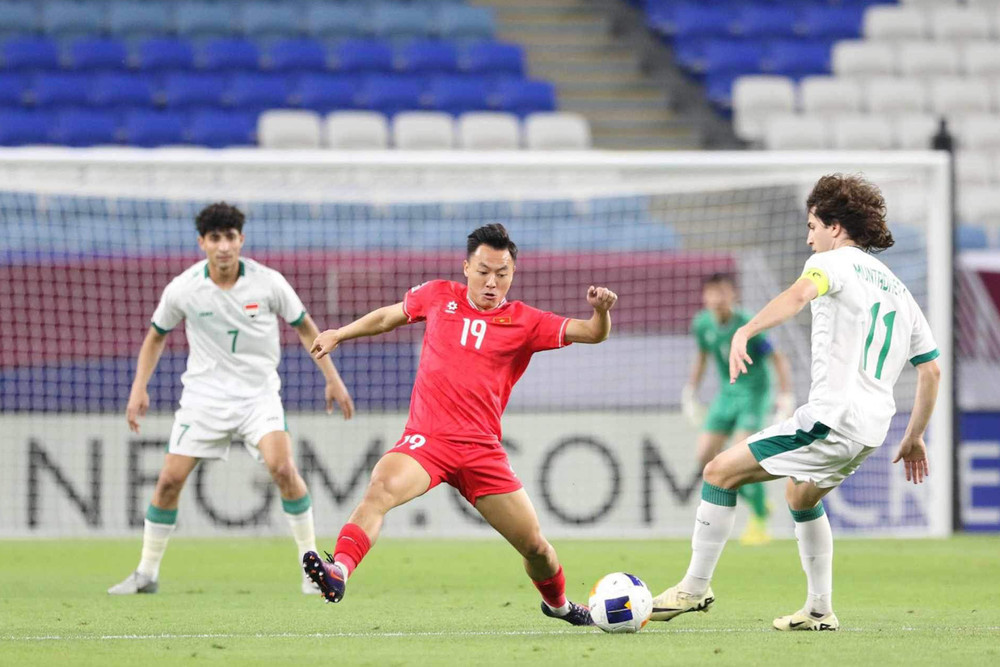 Nỗ lực trong hiệp 2 nhưng U23 Việt Nam không thể san bằng cách biệt. (Ảnh: VFF)