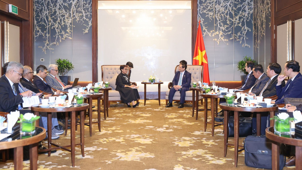 Quang cảnh buổi tiếp.