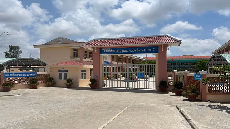 Trường tiểu học Nguyễn Văn Trừ.