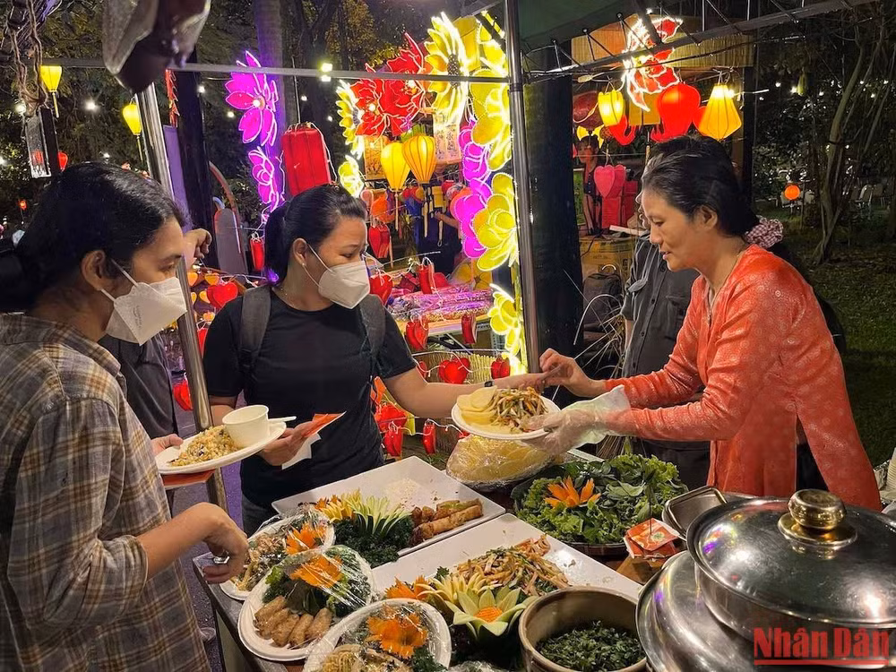 Khu vực món chay.