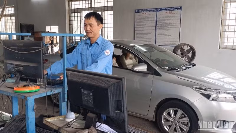 Các Trung tâm đăng kiểm xe cơ giới ở Thái Bình duy trì hoạt động để thu hồi vốn.