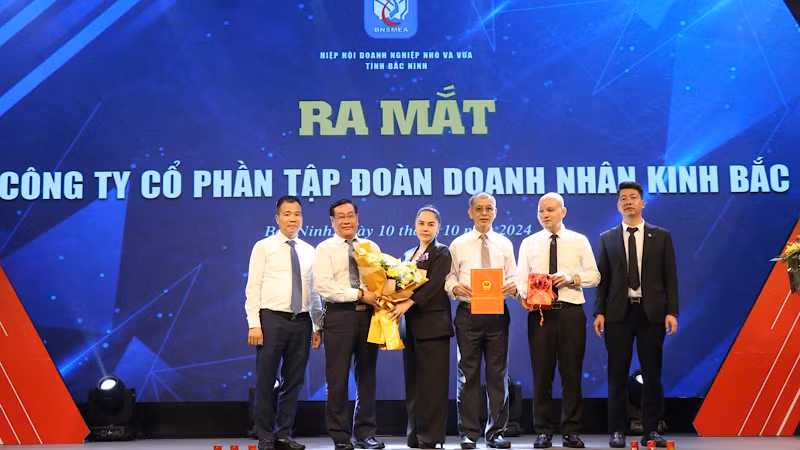 Ra mắt Công ty cổ phần tập đoàn Doanh nhân Kinh Bắc.