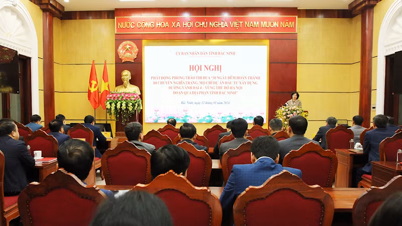 Bắc Ninh vận động nhân dân khẩn trương di dời mộ chí phục vụ dự án đường Vành đai 4-Vùng Thủ đô.