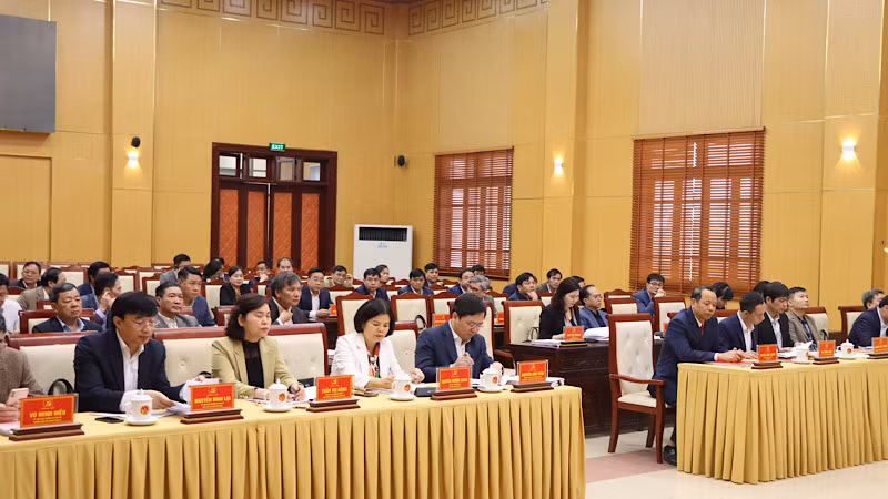 Các đại biểu dự hội nghị.