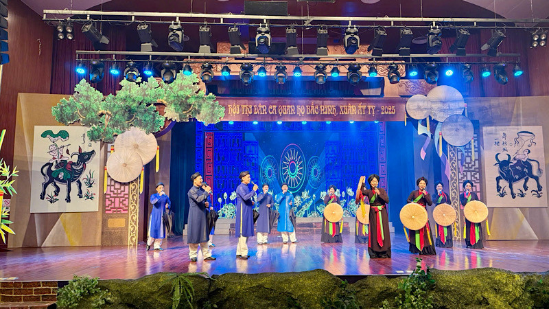 Tiết mục biểu diễn tại hội thi.