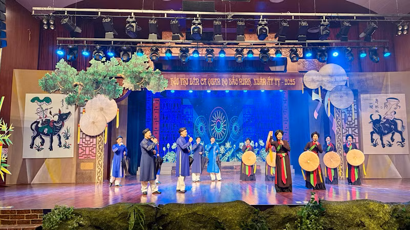 Tiết mục biểu diễn tại hội thi.