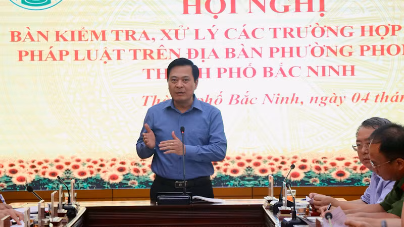 Chủ tịch Ủy ban nhân dân thành phố Bắc Ninh Nguyễn Mạnh Hiếu.