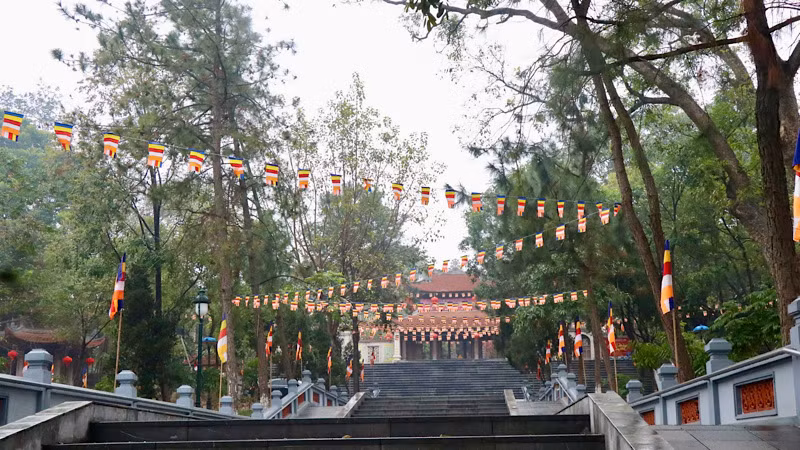 Đường lên đồi Lim.