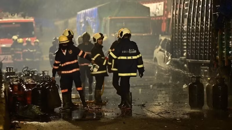 Ấn Độ: Cháy lớn do nổ bình gas tại khu ổ chuột lớn nhất châu Á