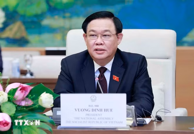 Chủ tịch Quốc hội Vương Đình Huệ.