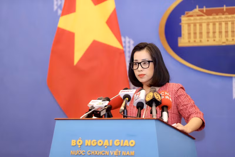 Phó Phát ngôn Bộ Ngoại giao Việt Nam Phạm Thu Hằng.