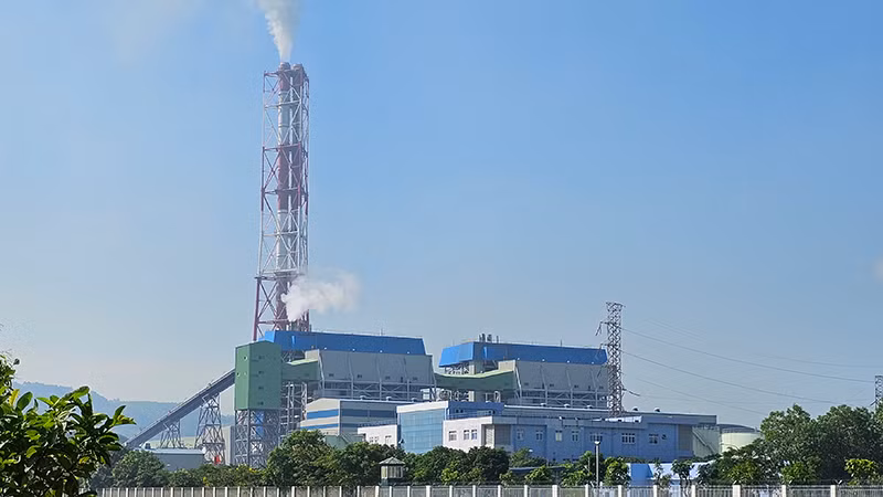 Nhà máy nhiệt điện Nghi Sơn ở phía nam tỉnh Thanh Hóa.