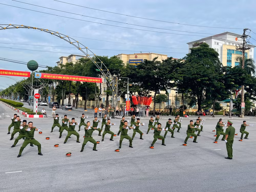 Các đơn vị tham gia hội thi năm 2023 khá đồng đều về chất lượng. (Ảnh: Xuân Trường)