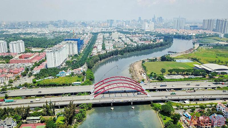 Đô thị khu nam Thành phố Hồ Chí Minh (Ảnh minh họa: Vũ Nguyên).