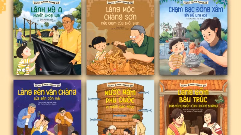 Bộ sách hấp dẫn của Nhà xuất bản Kim Đồng.