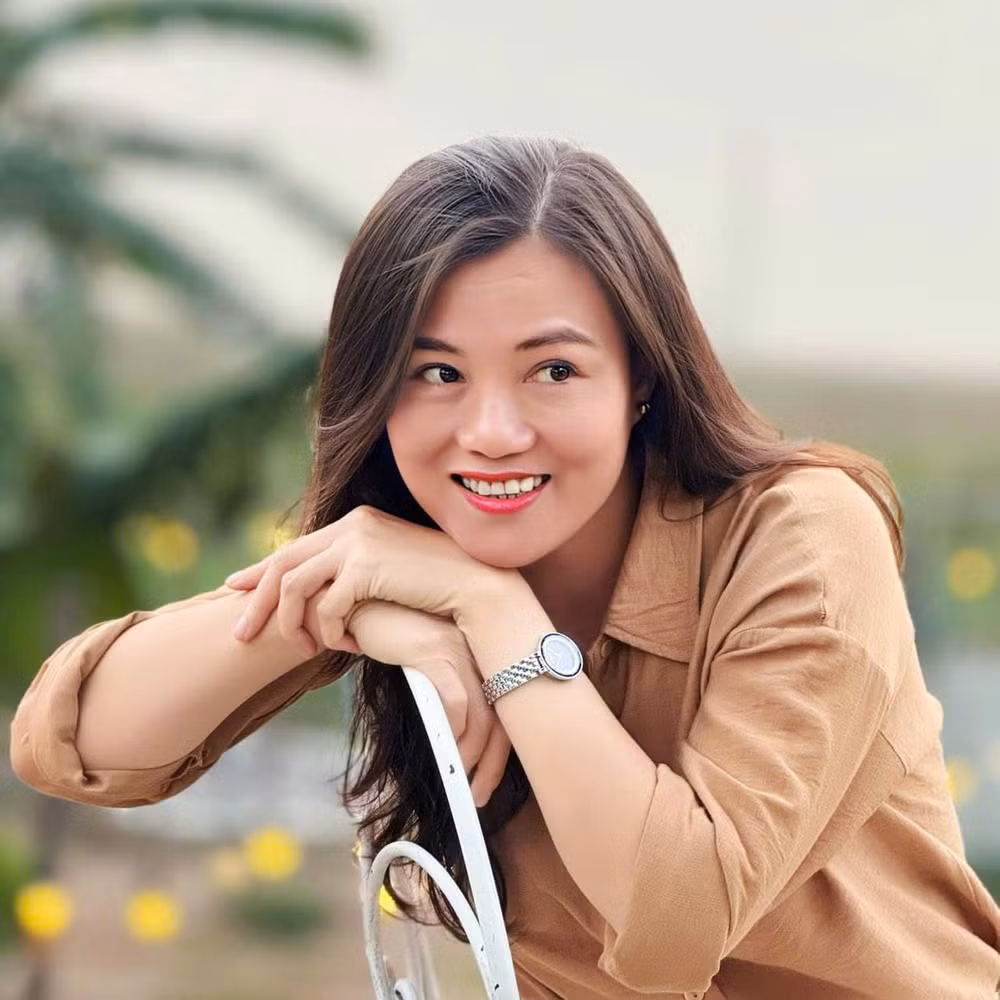 Biên kịch Tiểu Linh - người đã dành nhiều tâm huyết, cảm xúc cho phim.