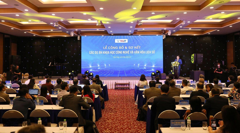Lễ công bố 24 dự án khoa học -công nghệ và văn hóa - lịch sử nhận tài trợ nghiên cứu từ VINIF.