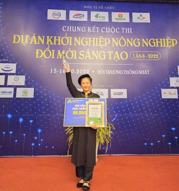 Tố Mười giành giải trong Cuộc thi “Dự án Khởi nghiệp Nông nghiệp - đổi mới sáng tạo” lần 8, năm 2022.