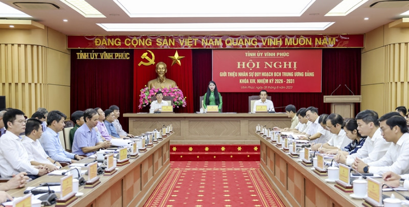 Hội nghị cán bộ chủ chốt tỉnh Vĩnh Phúc.