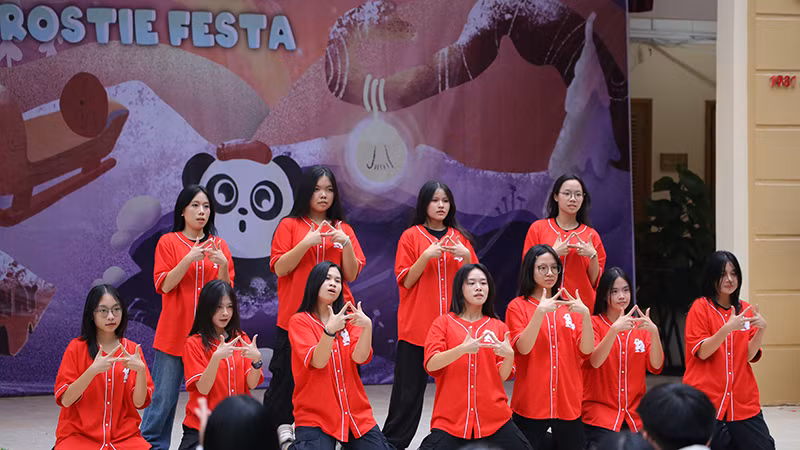 Một tiết mục trình diễn tại chương trình.