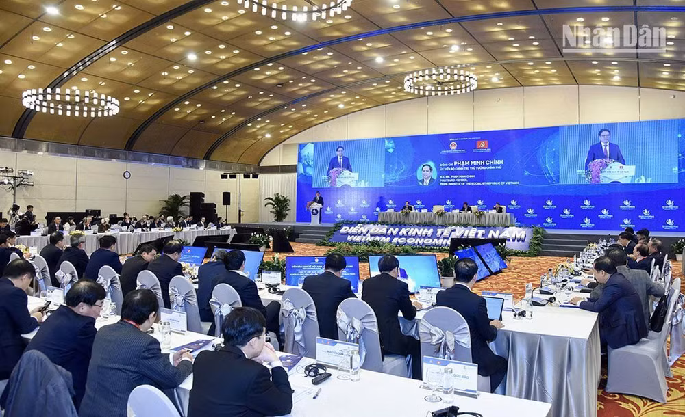 Quang cảnh Diễn đàn Kinh tế Việt Nam.
