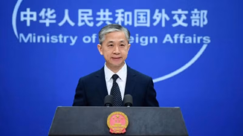 Người phát ngôn Bộ Ngoại giao Trung Quốc Uông Văn Bân. (Ảnh: Baidu.com)