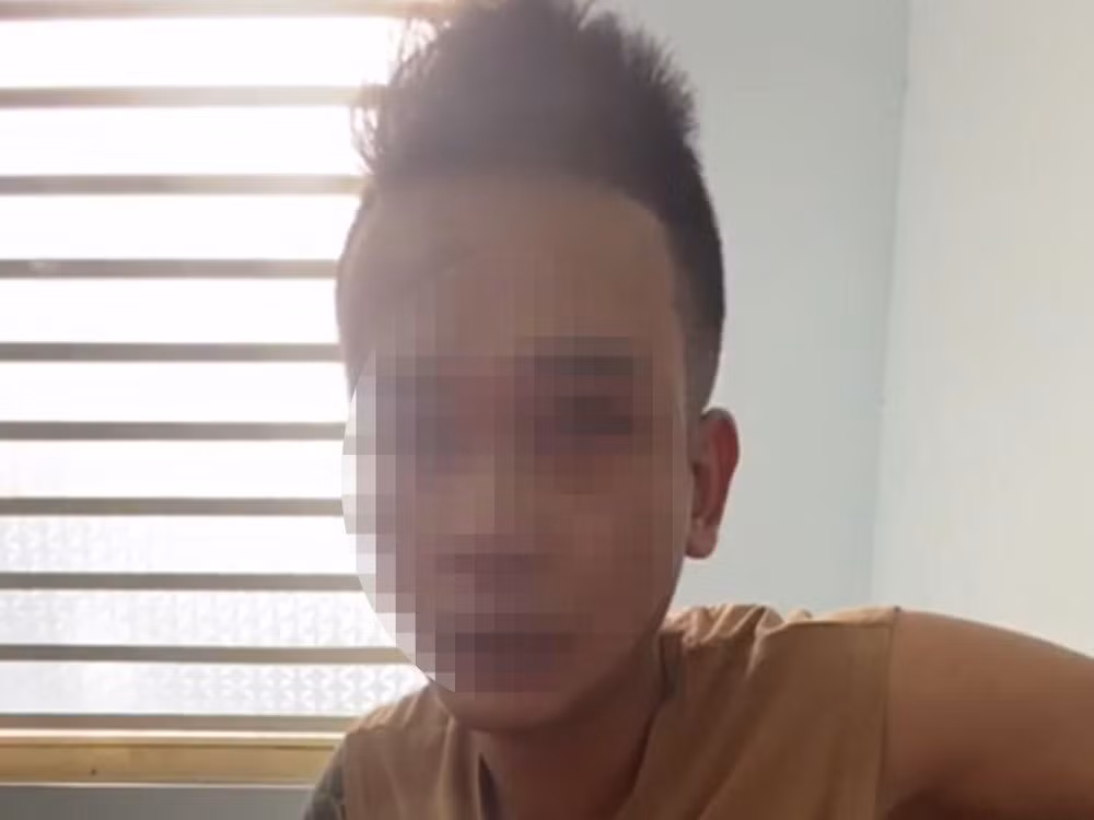 Đối tượng Sơn Chí Hào bị bắt giữ.