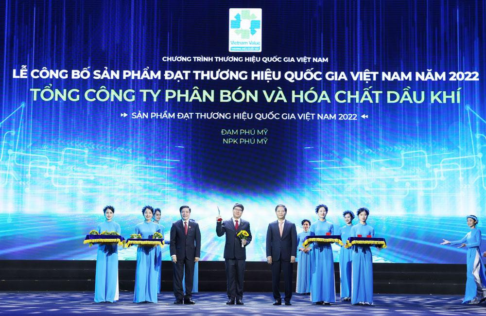 Phân bón Phú Mỹ lần thứ 5 liên tiếp được công nhận là Thương hiệu quốc gia 