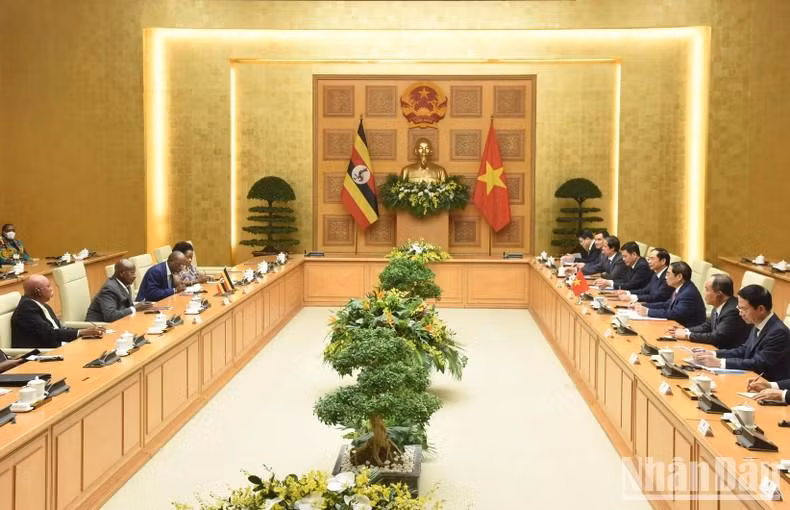 Quang cảnh buổi tiếp.