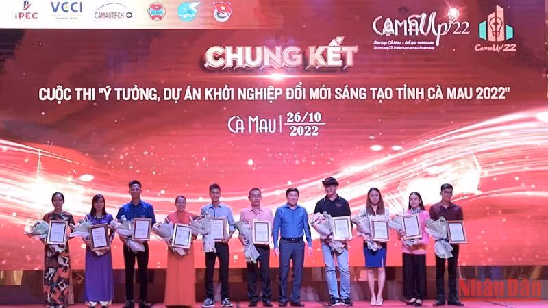 10 thí sinh có ý tưởng hay lọt vào vòng chung kết Cuộc thi “Ý tưởng, dự án khởi nghiệp đổi mới sáng tạo tỉnh Cà Mau 2022”.