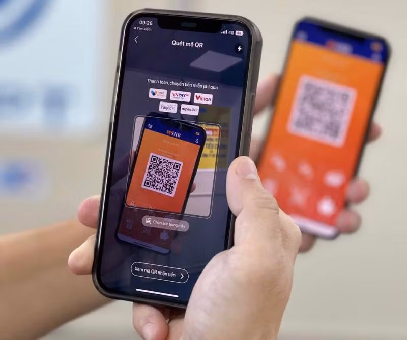 Thanh toán qua VietQR trên VNPT Money.