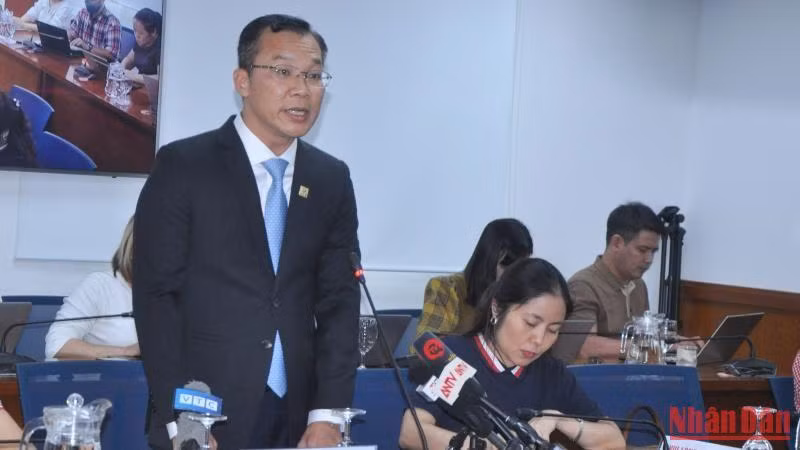 Ông Hoàng Minh Hoàn, Phó Tổng Giám đốc phụ trách điều hành Ngân hàng Sài Gòn (SCB).